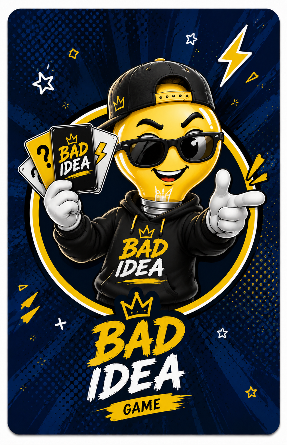 Bad Idea card deck back